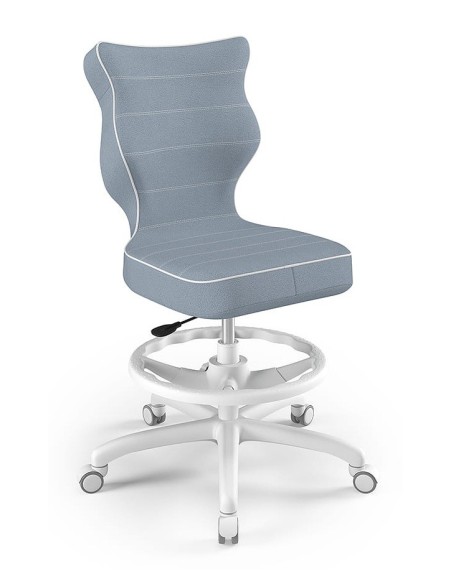 Krzesło obrotowe młodzieżowe z podnóżkiem na kółkach PETIT ENTELO