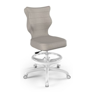 Krzesło obrotowe młodzieżowe z podnóżkiem na kółkach PETIT ENTELO 2