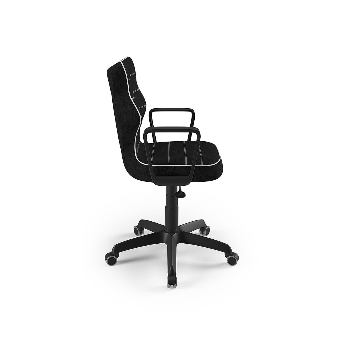 Krzesło obrotowe młodzieżowe z podłokietnikami na kółkach NORM ENTELO