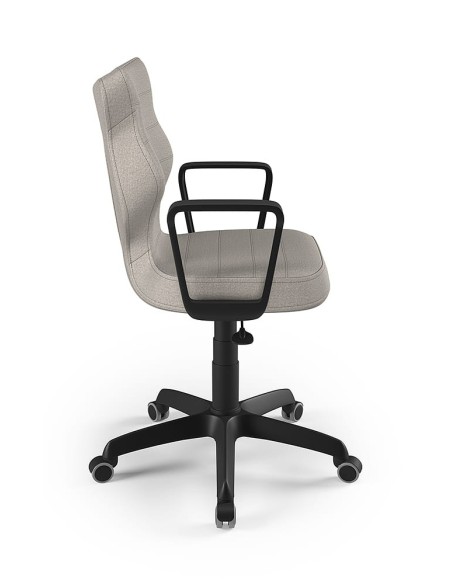 Krzesło obrotowe młodzieżowe z podłokietnikami na kółkach NORM ENTELO