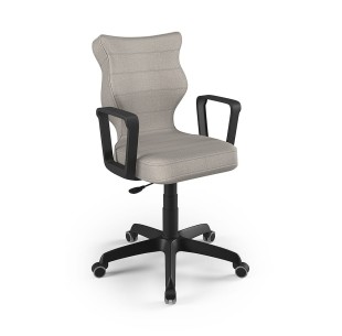 Krzesło obrotowe młodzieżowe z podłokietnikami na kółkach NORM ENTELO 2