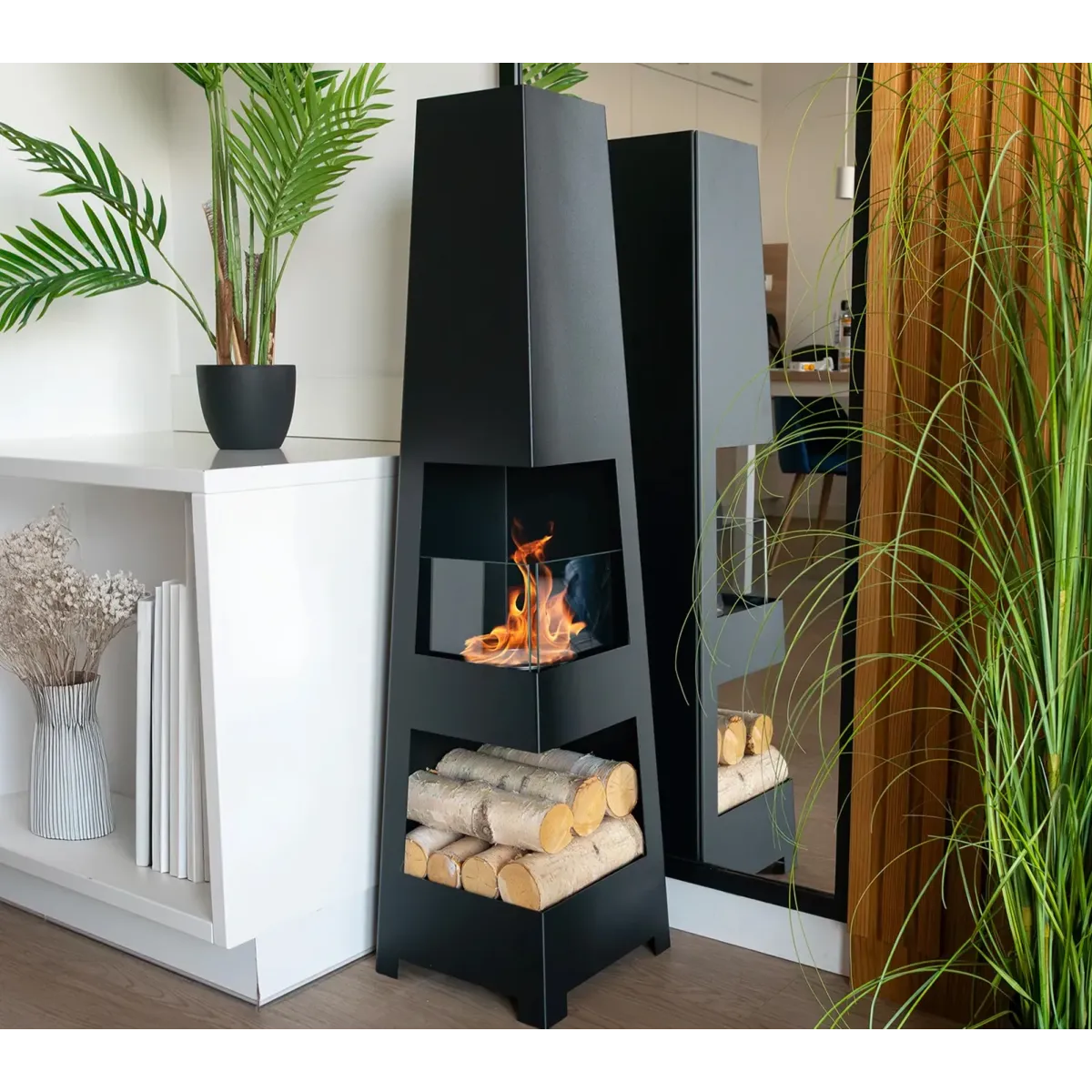 Biokominek wolnostojący PYRAMID GARDEN