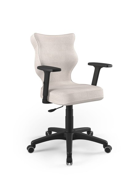 Krzesło obrotowe biurowe z podłokietnikami na kółkach UNI ENTELO rozmiar 6