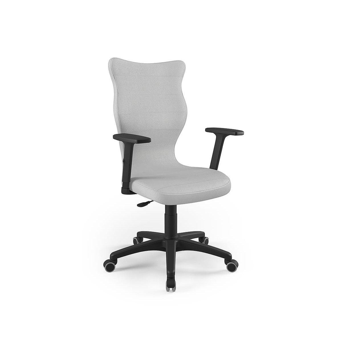 Krzesło obrotowe biurowe z podłokietnikami na kółkach UNI ENTELO rozmiar 7