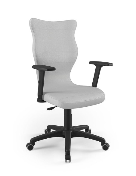 Krzesło obrotowe biurowe z podłokietnikami na kółkach UNI ENTELO rozmiar 7