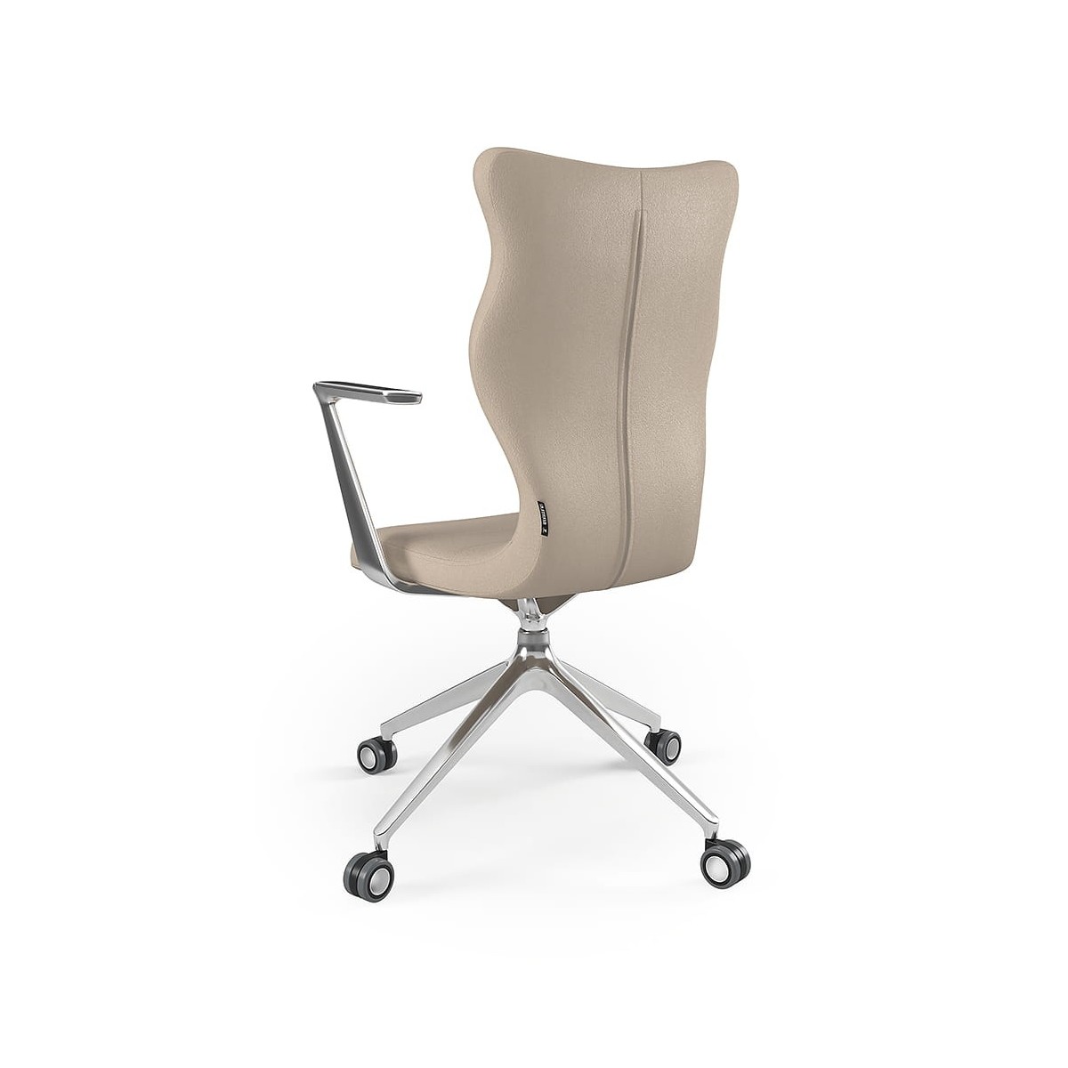 Krzesło obrotowe biurowe z podłokietnikami na kółkach KUMA ENTELO rozmiar 7