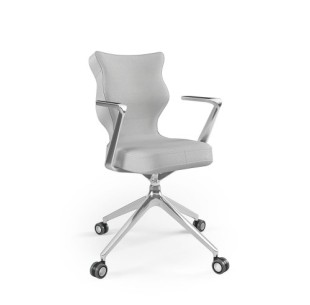 Krzesło obrotowe biurowe z podłokietnikami na kółkach KUMA ENTELO rozmiar 6