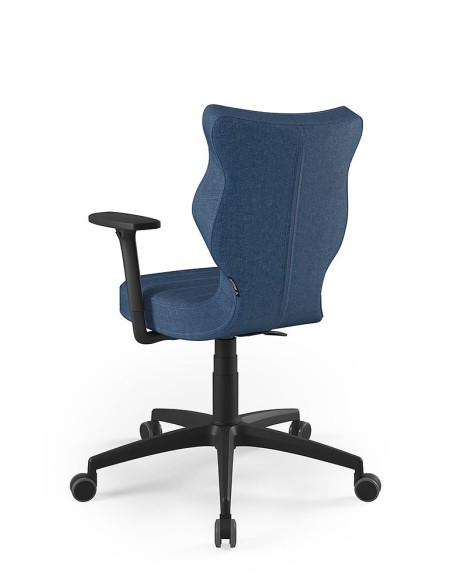 Krzesło obrotowe biurowe z podłokietnikami na kółkach PERTO ENTELO rozmiar 6