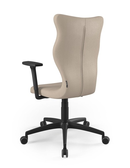 Krzesło obrotowe biurowe z podłokietnikami na kółkach PERTO ENTELO rozmiar 7