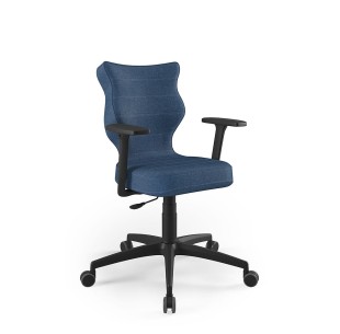 Krzesło obrotowe biurowe z podłokietnikami na kółkach PERTO ENTELO rozmiar 6