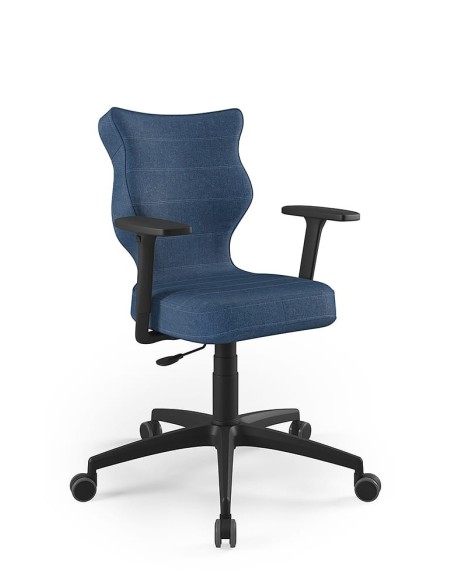 Krzesło obrotowe biurowe z podłokietnikami na kółkach PERTO ENTELO rozmiar 6