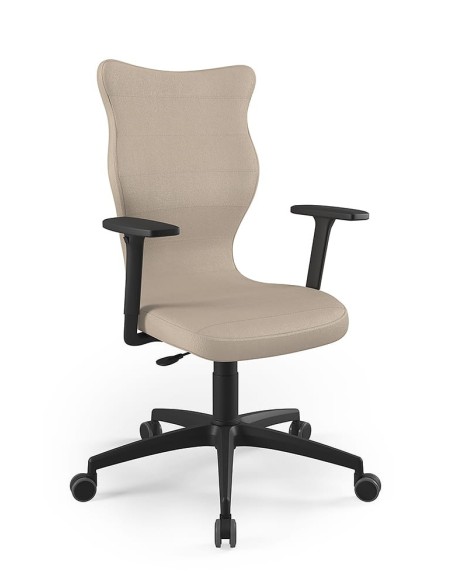 Krzesło obrotowe biurowe z podłokietnikami na kółkach PERTO ENTELO rozmiar 7