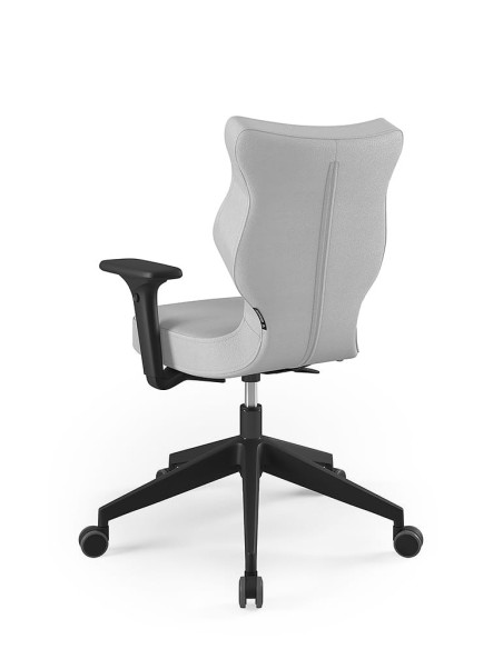 Krzesło obrotowe biurowe z podłokietnikami na kółkach NERO ENTELO rozmiar 6