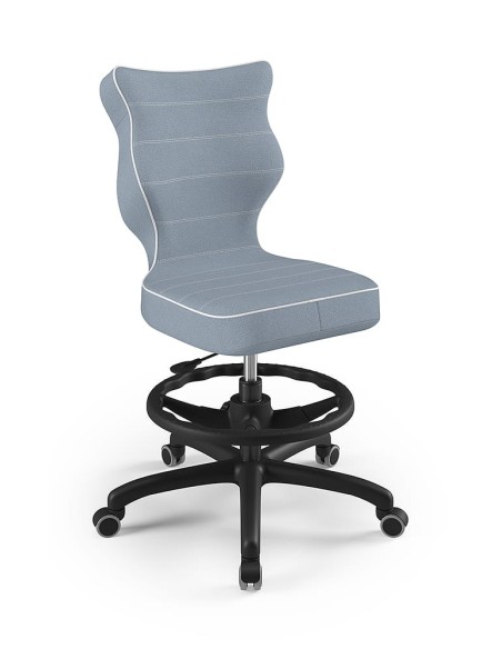 Krzesło obrotowe młodzieżowe z podnóżkiem na kółkach PETIT ENTELO