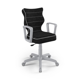 Krzesło obrotowe młodzieżowe z podłokietnikami na kółkach NORM ENTELO 2