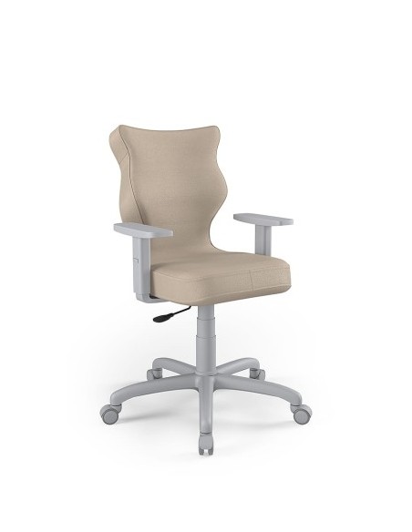 Krzesło obrotowe biurowe z podłokietnikami na kółkach ARCO ENTELO rozmiar 6