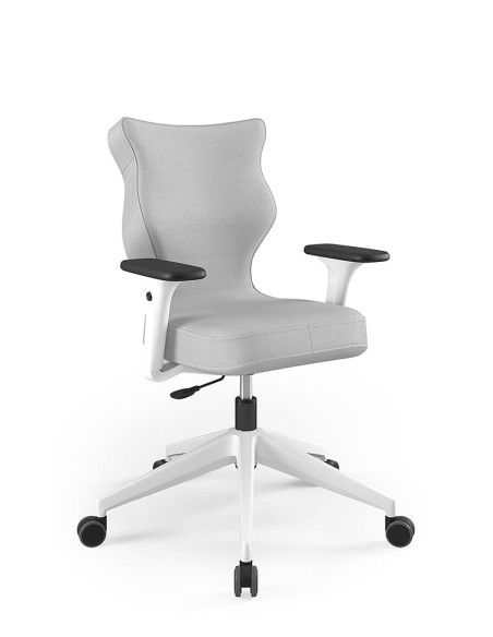 Krzesło obrotowe biurowe z podłokietnikami na kółkach NERO ENTELO rozmiar 6