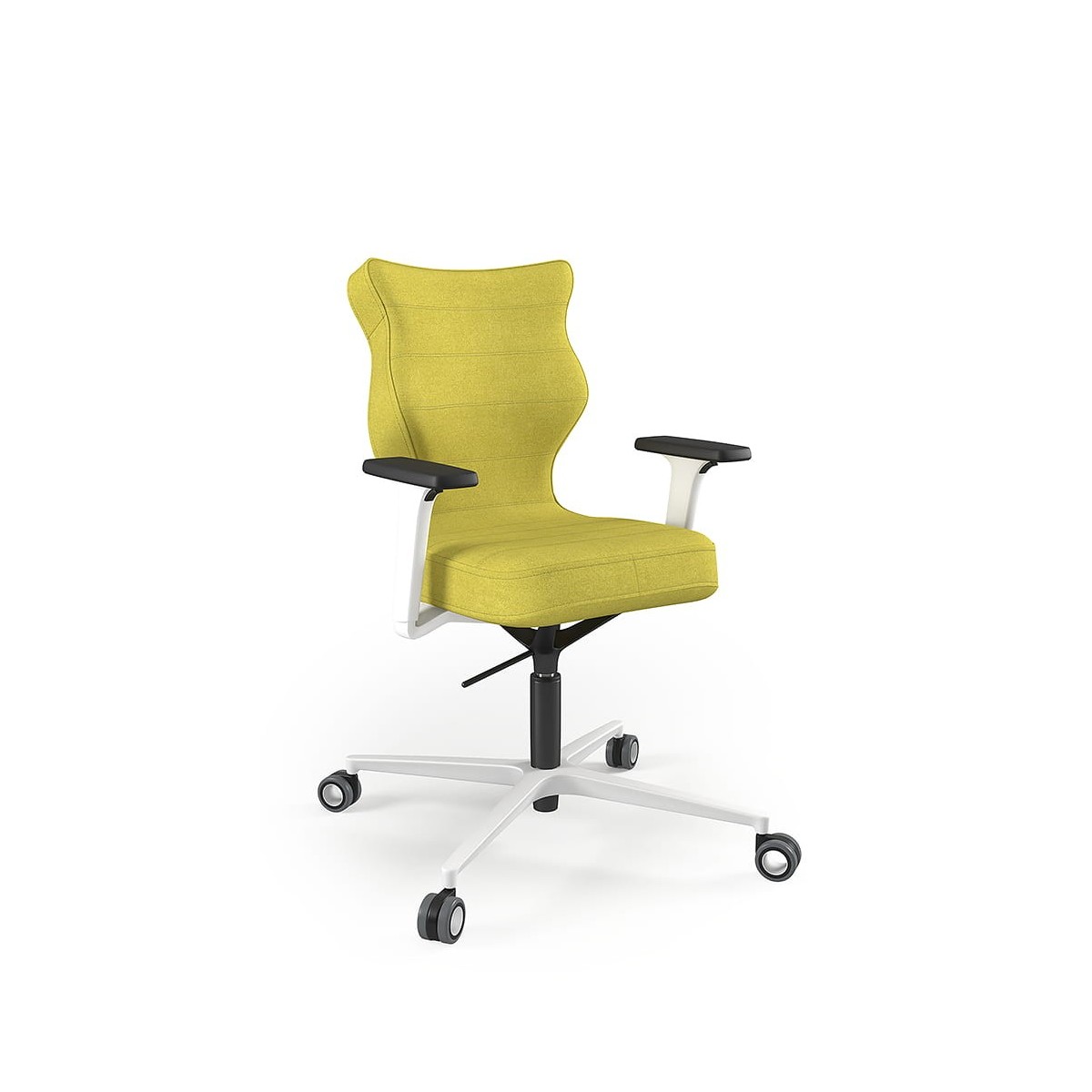 Krzesło obrotowe biurowe z podłokietnikami na kółkach ZODIAC ENTELO rozmiar 6