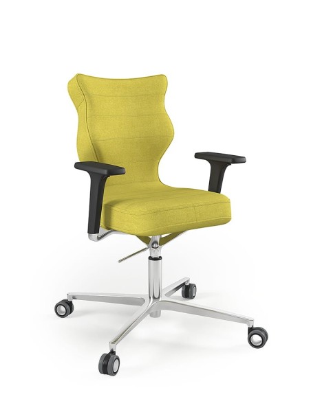 Krzesło obrotowe biurowe z podłokietnikami na kółkach ZODIAC ENTELO rozmiar 6