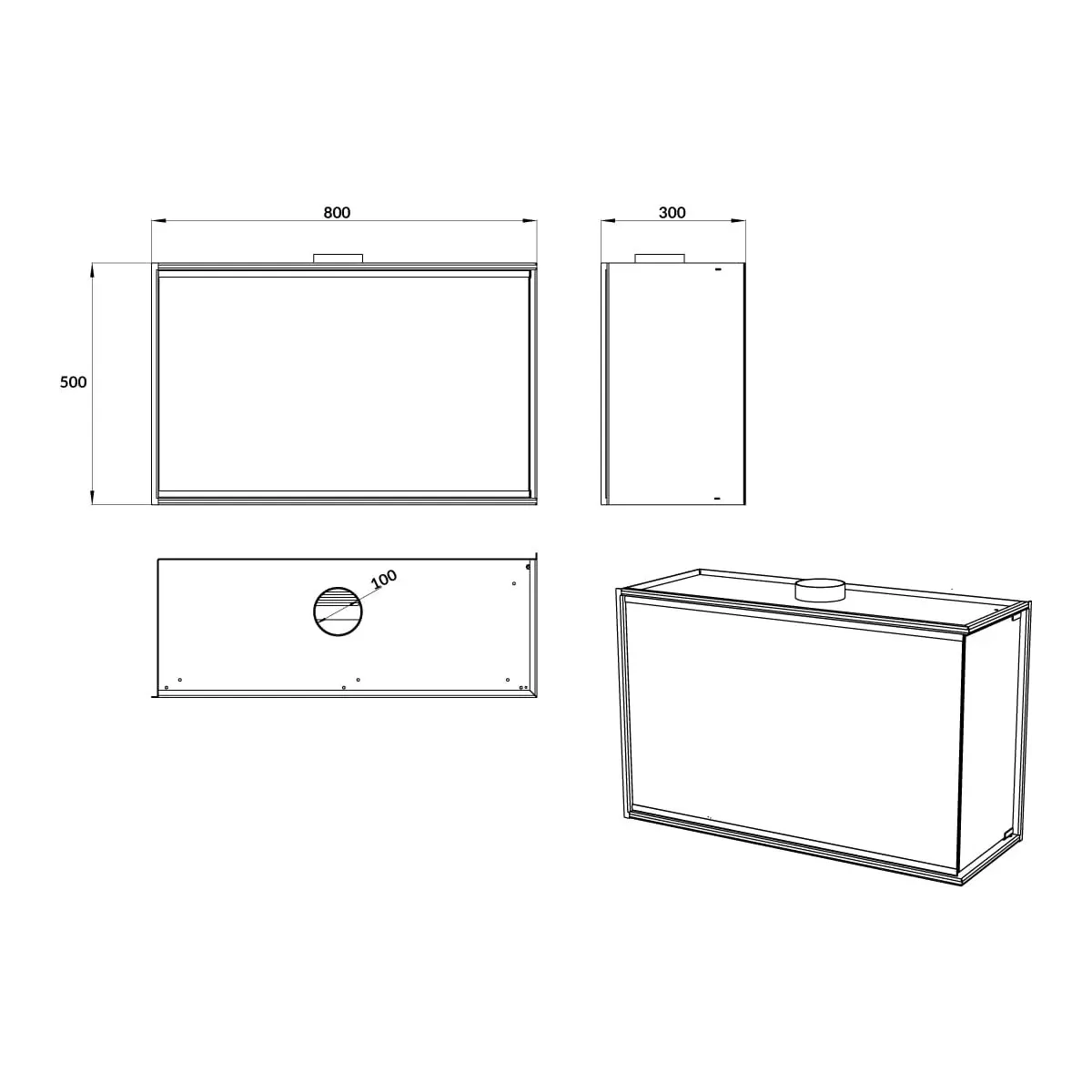 Biokominek do zabudowy NAROŻNY BIO-EKO