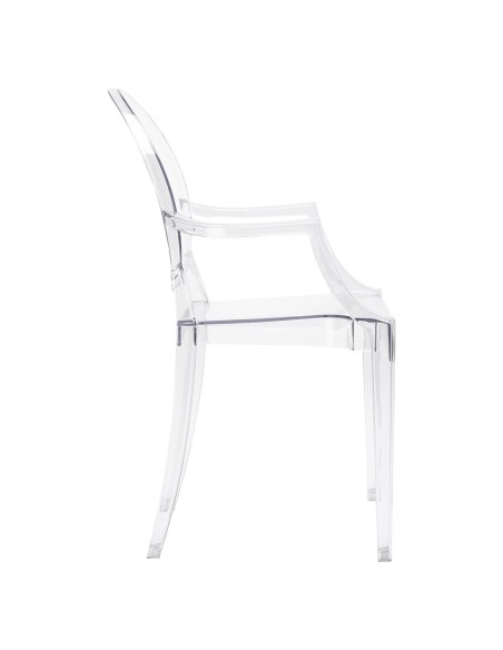 Krzesło LOUIS transparentne - poliwęglan KINGHOME