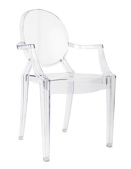 Krzesło LOUIS transparentne - poliwęglan KINGHOME