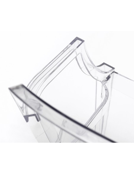 Krzesło LOUIS transparentne - poliwęglan KINGHOME