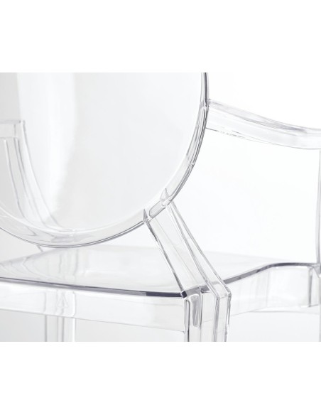 Krzesło LOUIS transparentne - poliwęglan KINGHOME