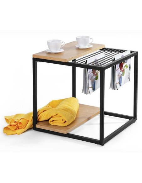 Stolik GALLER dąb - gazetnik, MDF KINGHOME