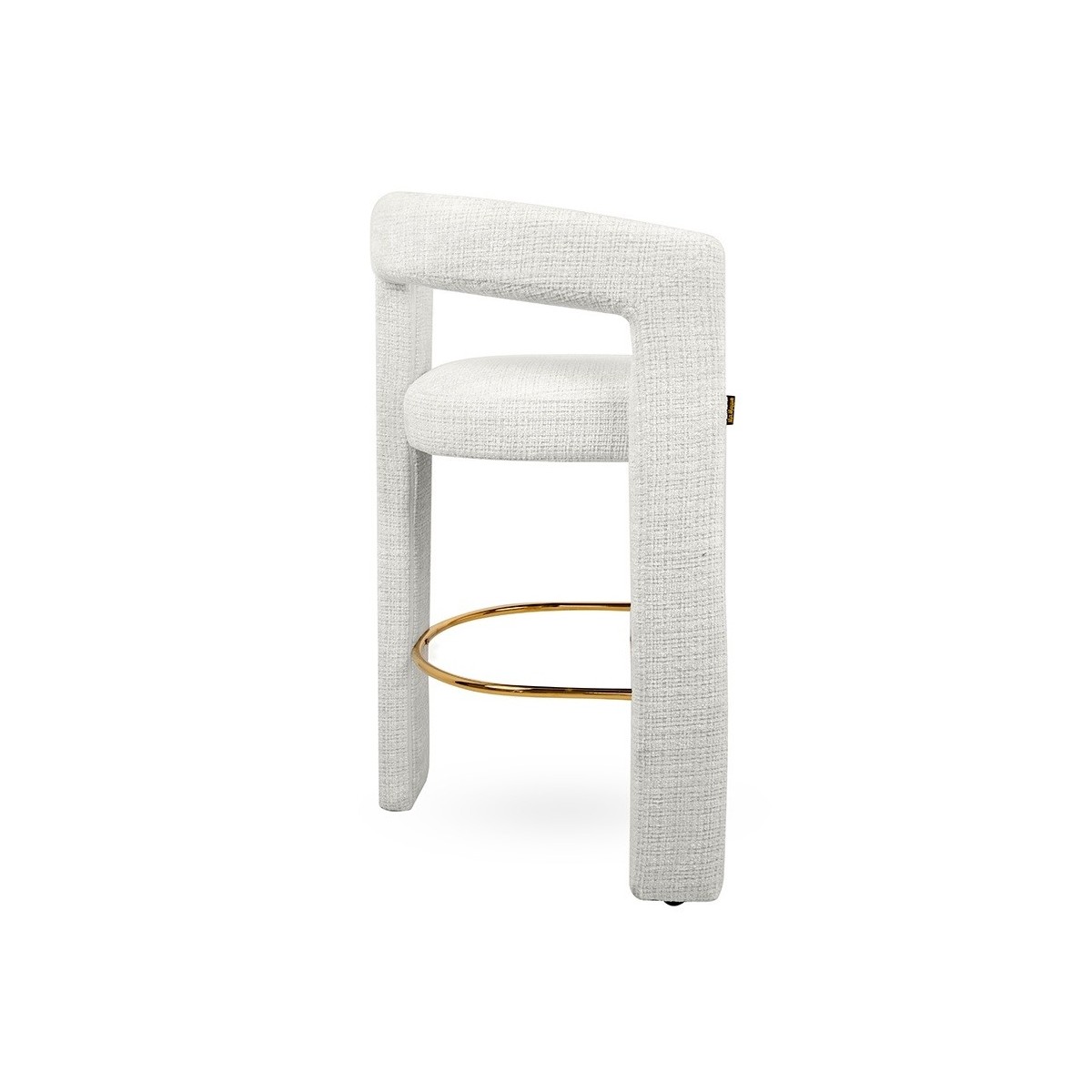 MaMaison krzesło barowe LOGAN białe KINGHOME