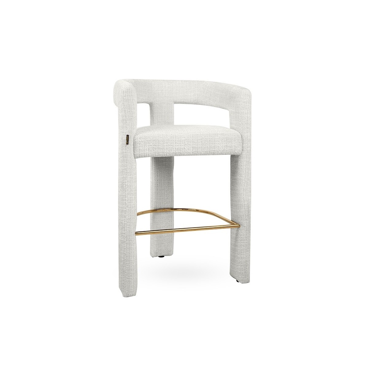 MaMaison krzesło barowe LOGAN białe KINGHOME