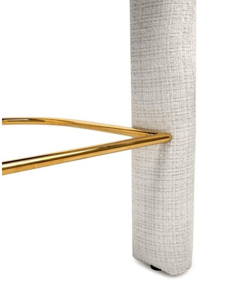 MaMaison krzesło barowe LOGAN białe KINGHOME