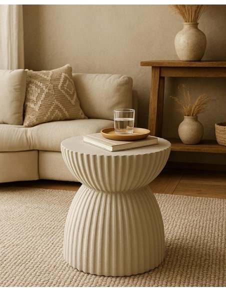 Stolik TURNO beżowy MaMaison