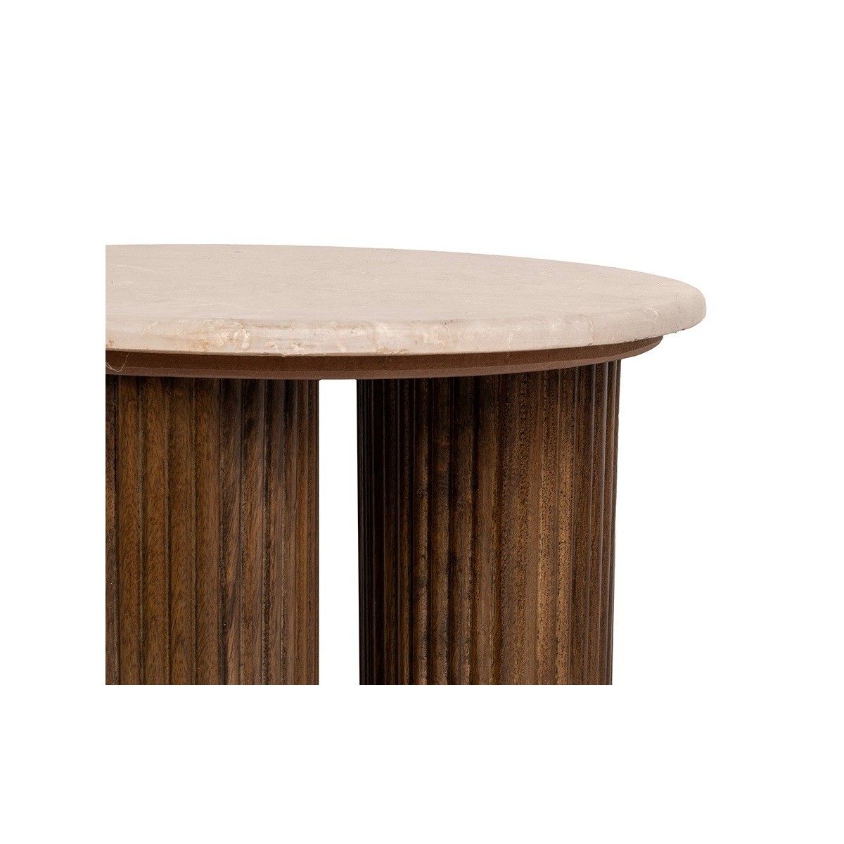 Stolik RAGNO marmur / drewno MaMaison