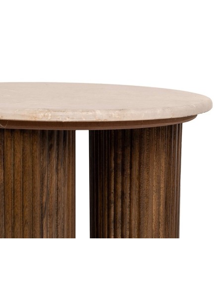 Stolik RAGNO marmur / drewno MaMaison