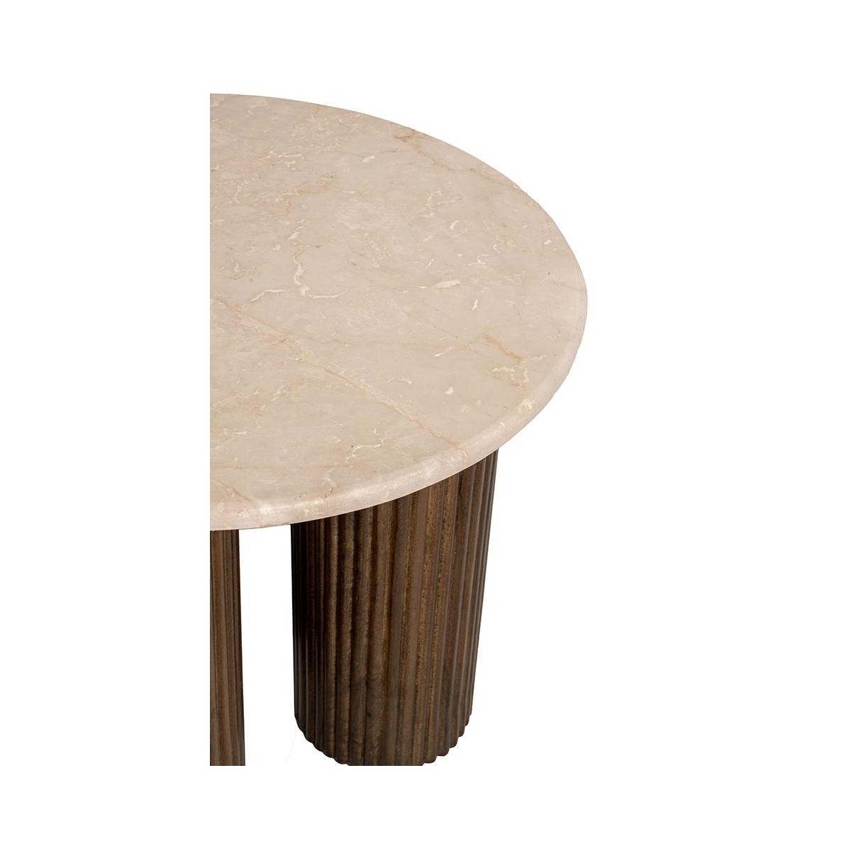 Stolik RAGNO marmur / drewno MaMaison
