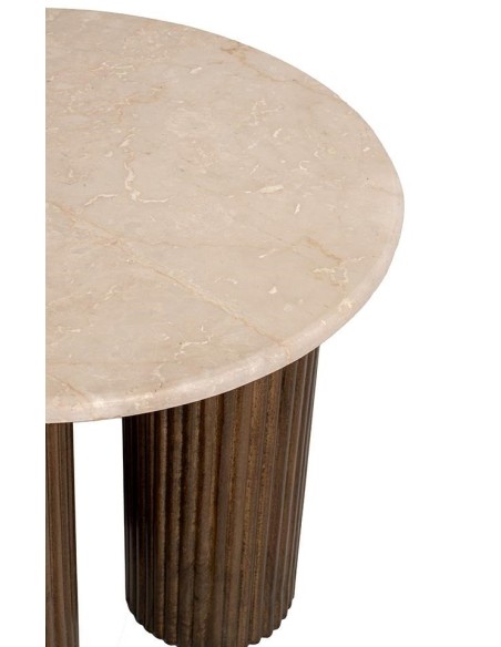 Stolik RAGNO marmur / drewno MaMaison