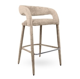 Krzesło barowe IRIS beżowe MaMaison
