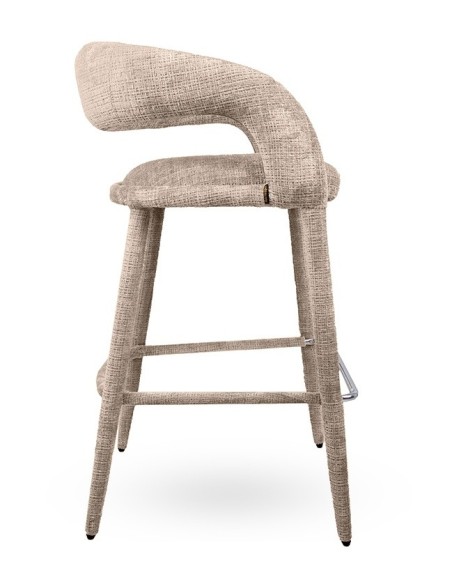 Krzesło barowe IRIS beżowe MaMaison