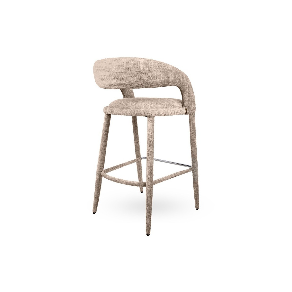 Krzesło barowe IRIS beżowe MaMaison