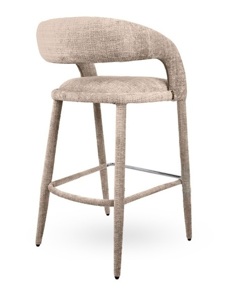 Krzesło barowe IRIS beżowe MaMaison