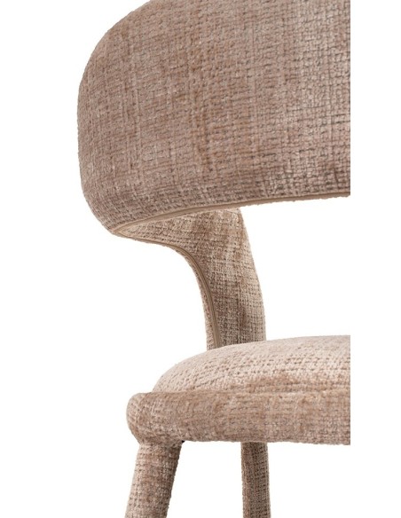 Krzesło barowe IRIS beżowe MaMaison