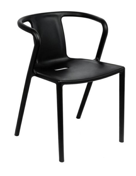 Krzesło AIR czarne - polipropylen MODESTO
