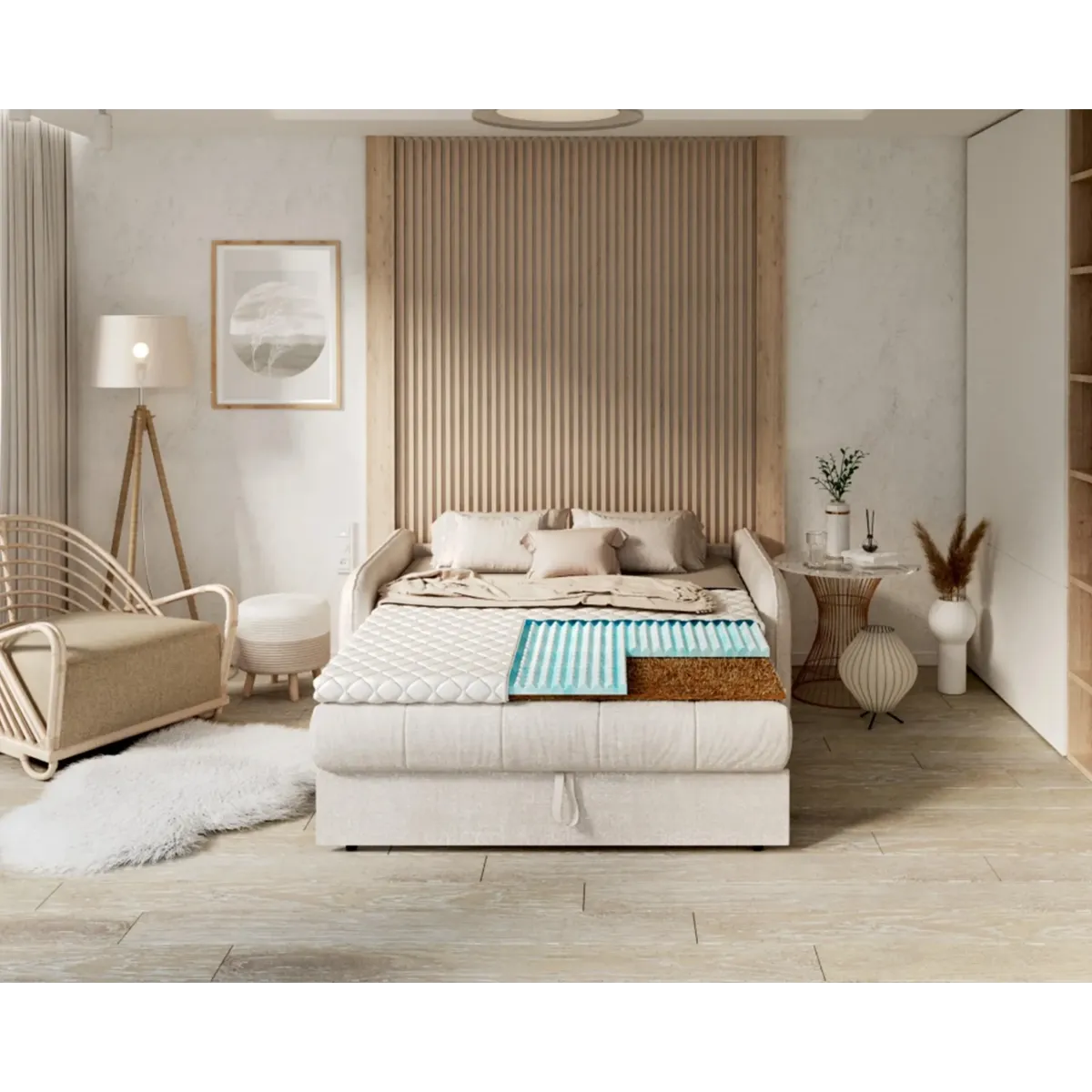 Materac nawierzchniowy MALTA KOKOS FDM