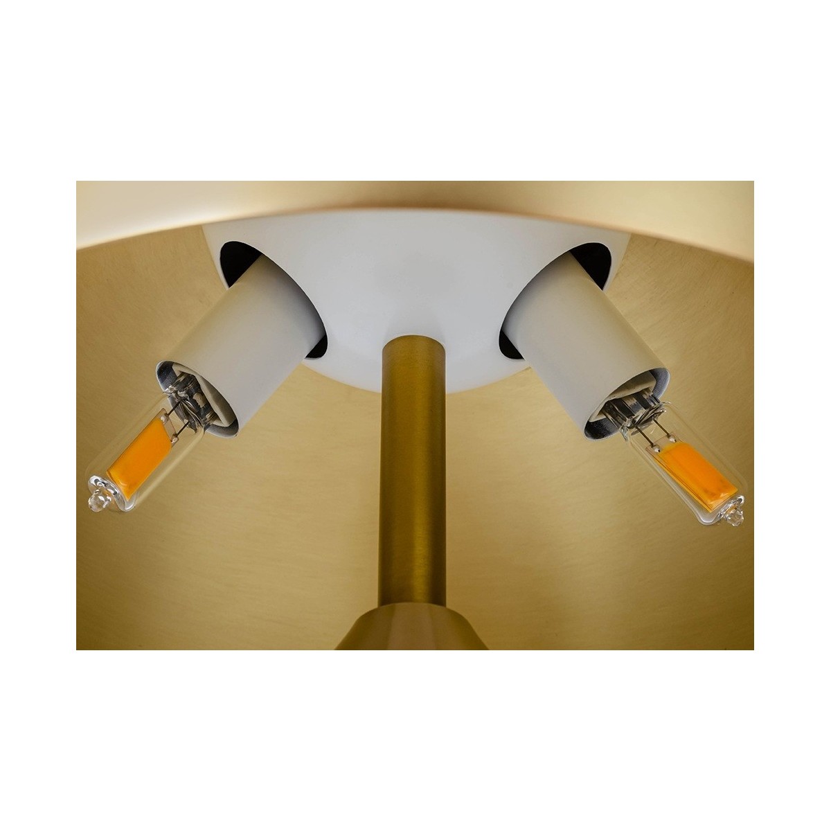 Lampa stołowa FUNGO złota MOOSEE