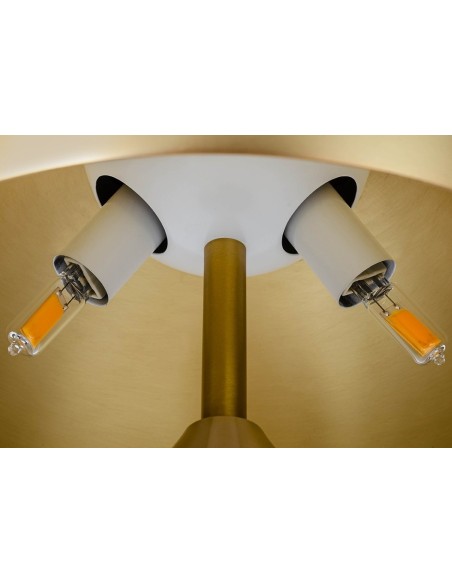 Lampa stołowa FUNGO złota MOOSEE