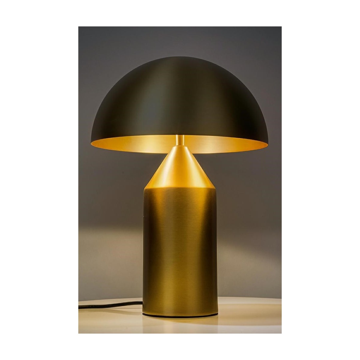 Lampa stołowa FUNGO złota MOOSEE