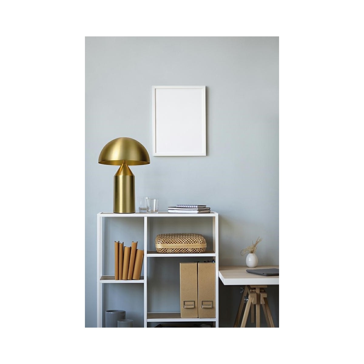 Lampa stołowa FUNGO złota MOOSEE