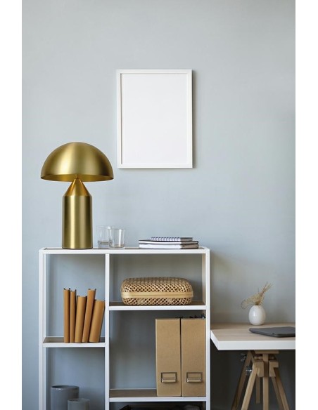 Lampa stołowa FUNGO złota MOOSEE