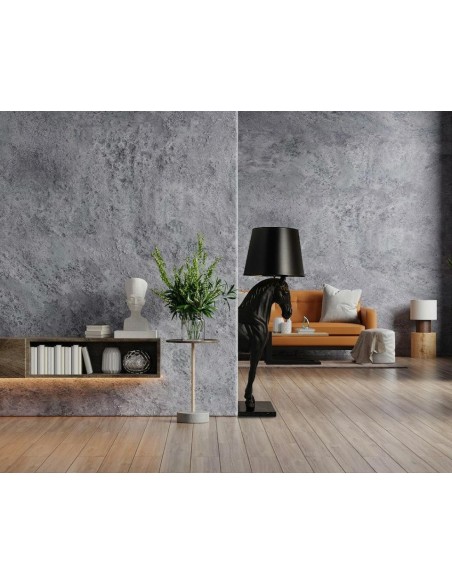 Lampa podłogowa KOŃ STAND S czarna - włókno szklane MOOSEE